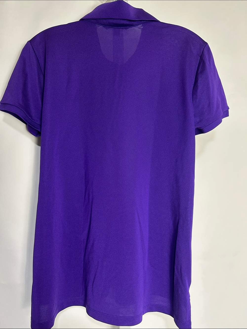 Ralph Lauren Women’s Sz Large Purple Short Sleeve Lightweight Polo Shirt Blouse - Picture 3 of 6